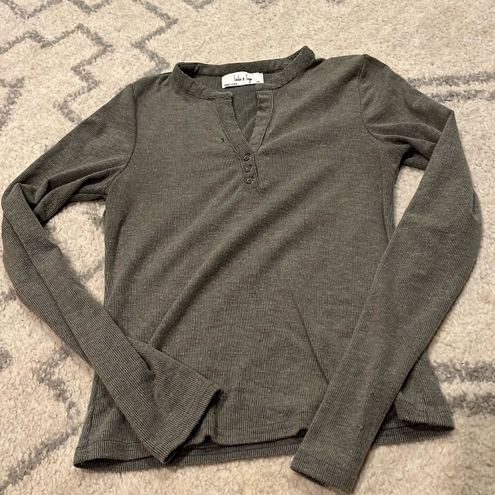 Knit long sleeve top from Savannah sevens